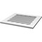 Ekena Millwork Diamond Surface Mount PVC Gable Vent: Non-Functional, w/ 3-1/2"W x 1"P Standard Frame, 34"W x 34"H GVPDI34X3401SN - alternate 2